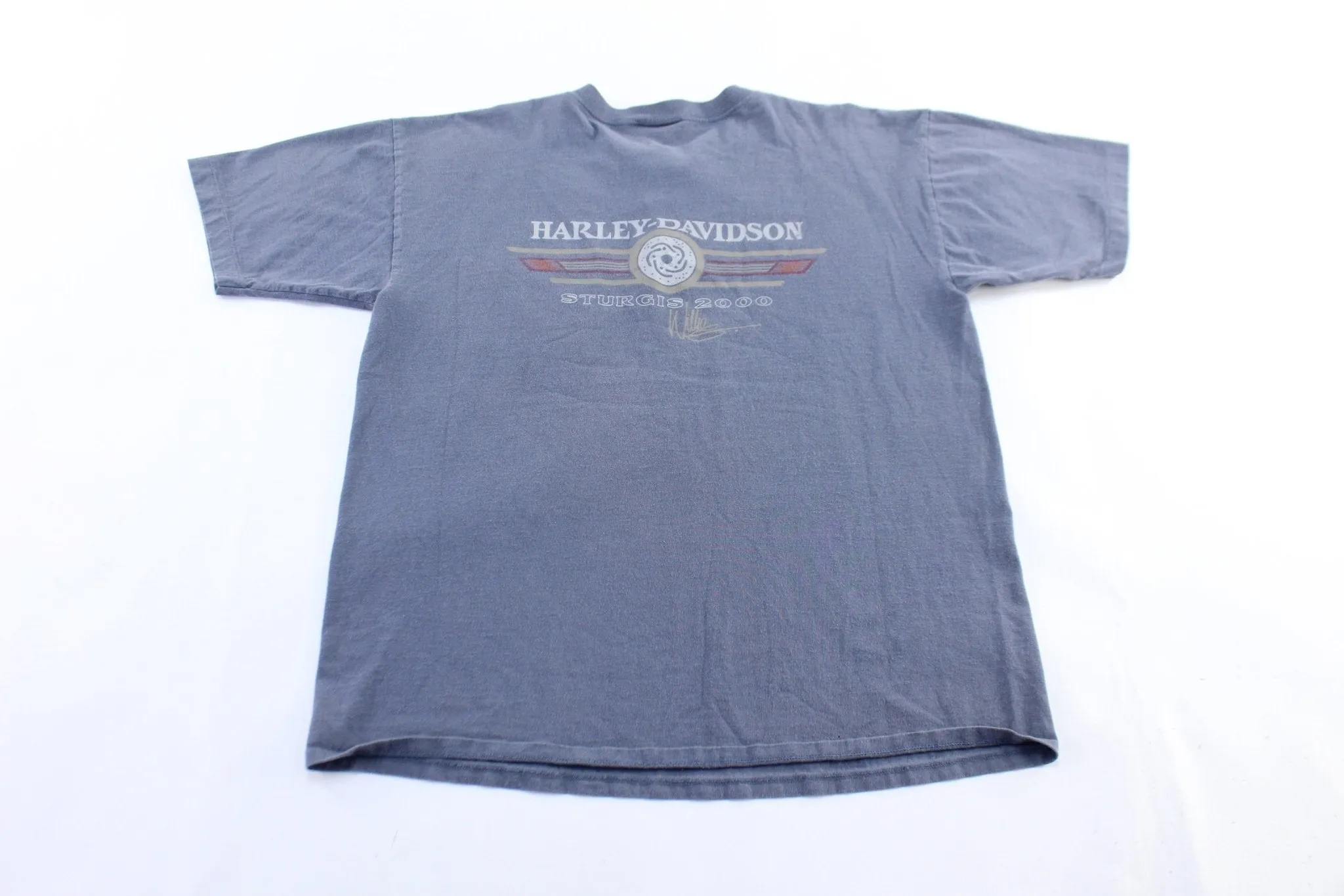 2000 Harley Davidson Motorcycles Sturgis Henley T-Shirt