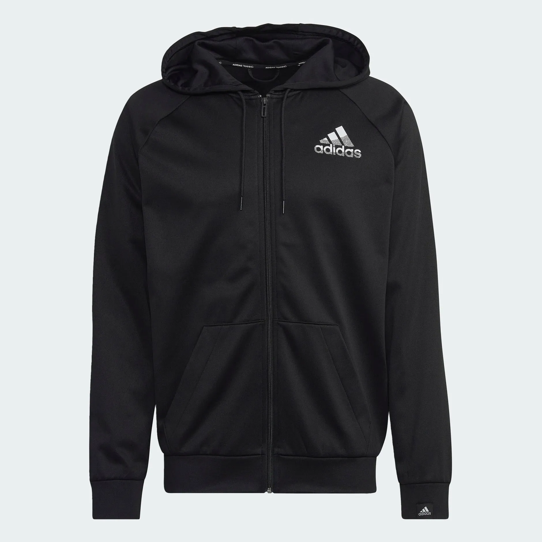 adidas Game and Go Small Logo Full-Zip Men's Hoodie