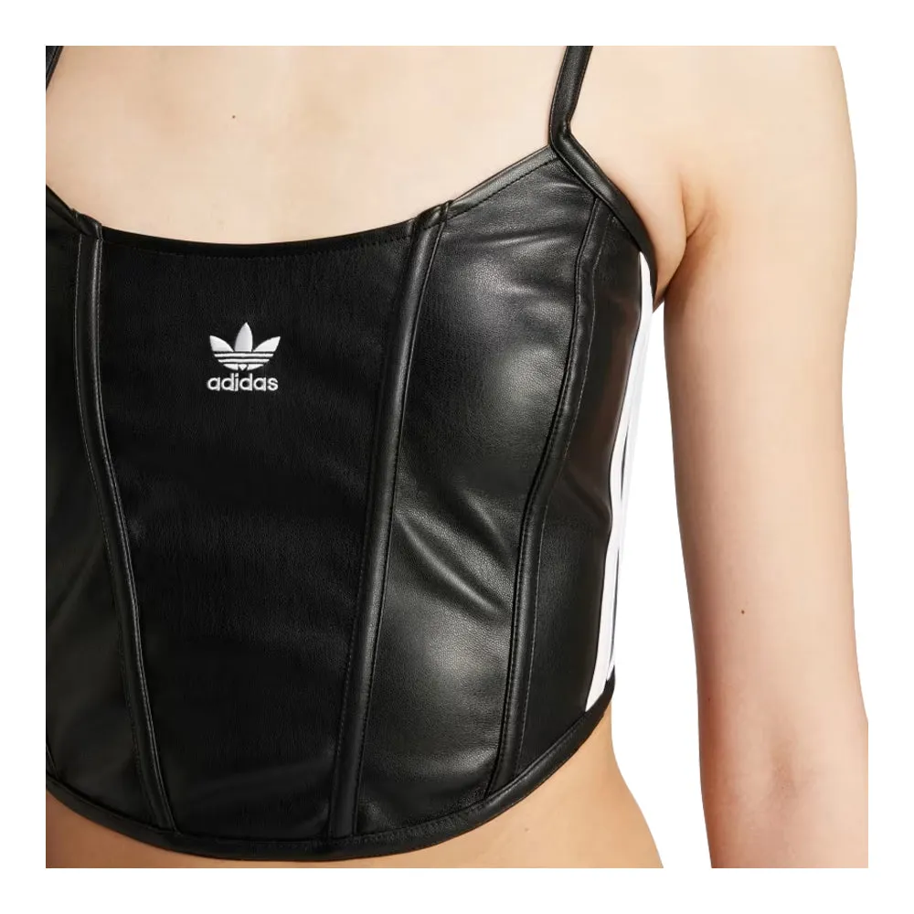 adidas Women's Adicolor Firebird Pleather Corset