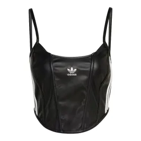 adidas Women's Adicolor Firebird Pleather Corset