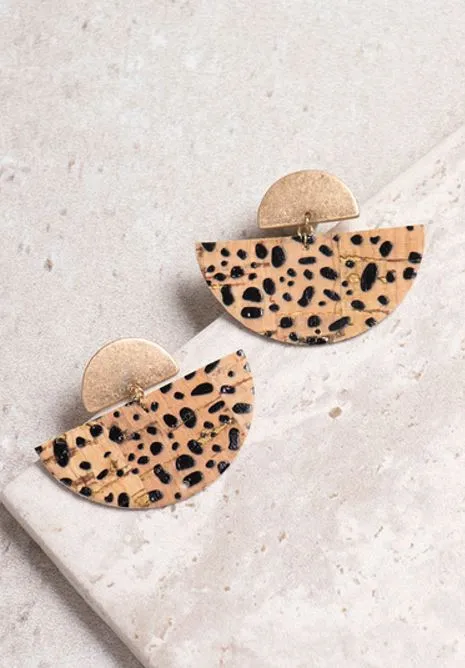 Animal Print Drop Earring - Available in 3 colors!