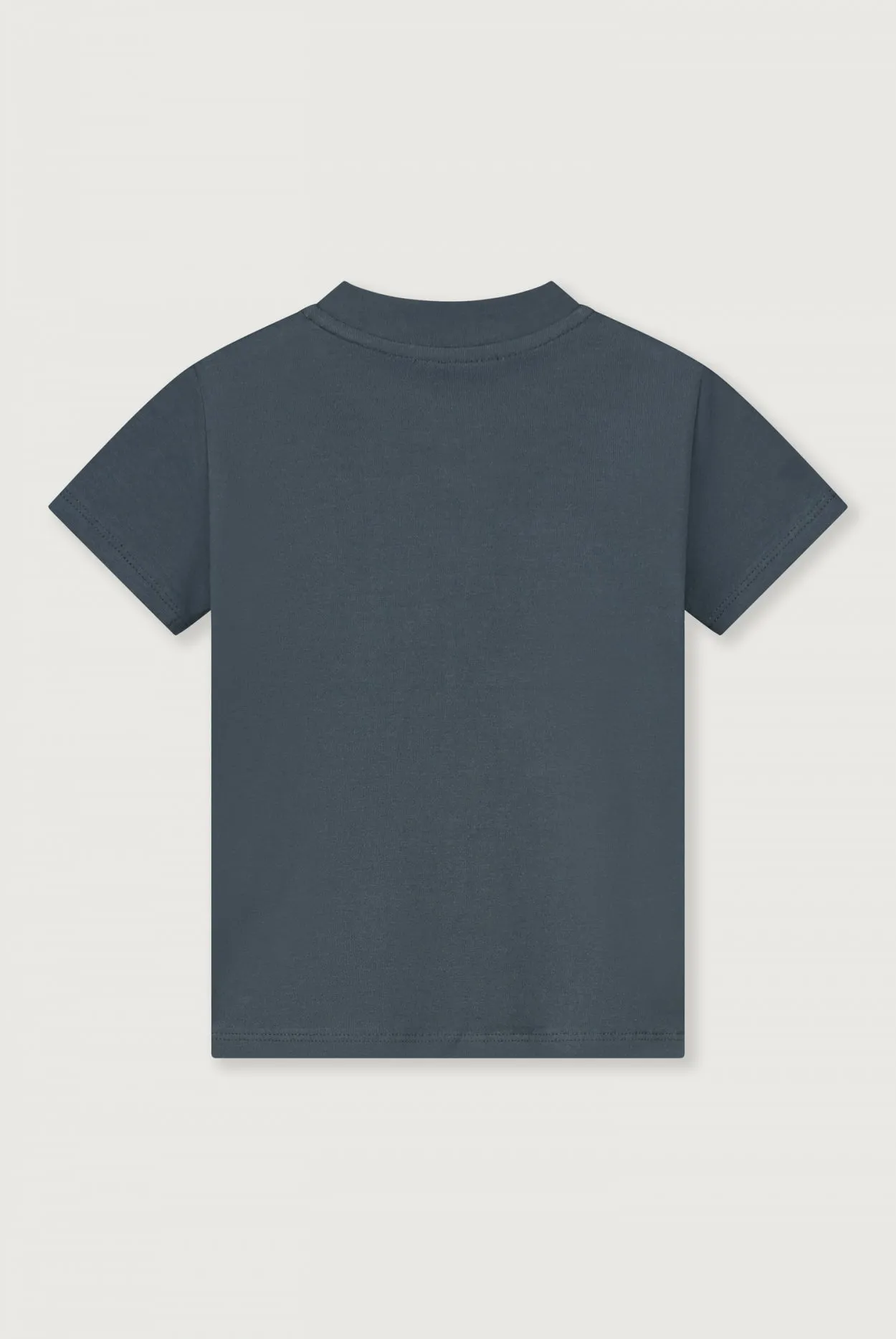 Baby S/S Henley Tee | Blue Grey