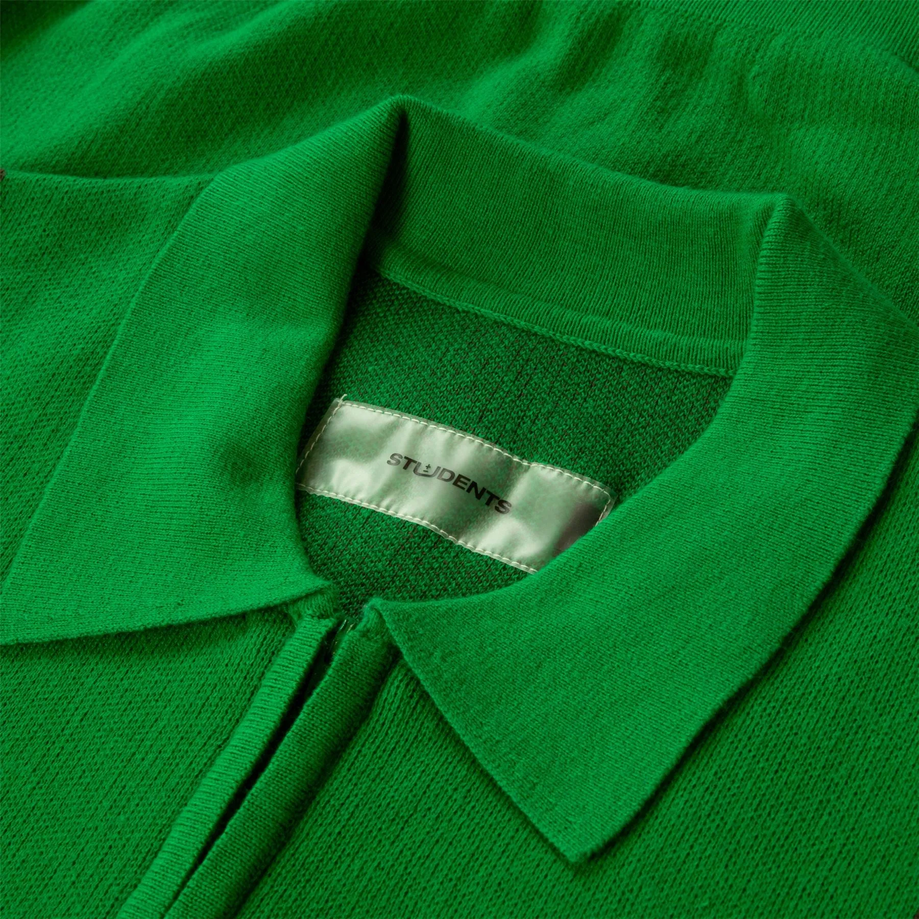 Basil Knit Sweater Polo Green - 2024