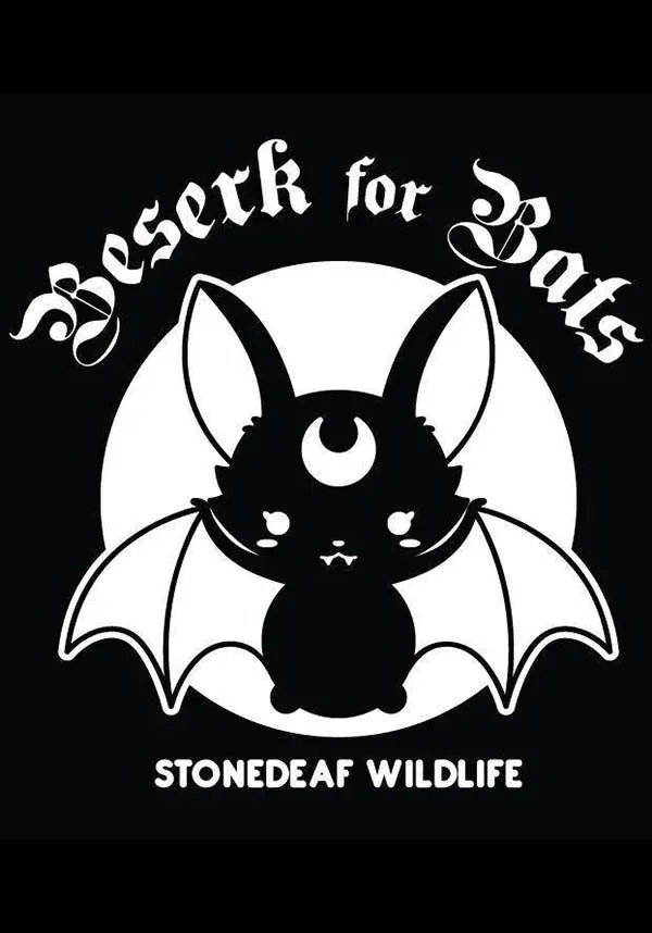 Beserk for Bats | STONEDEAF CHARITY FITTED T-SHIRT