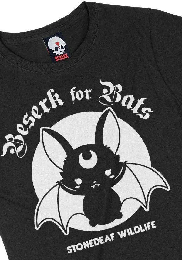 Beserk for Bats | STONEDEAF CHARITY FITTED T-SHIRT