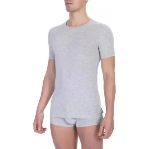 Bikkembergs Gray Cotton Men T-Shirt