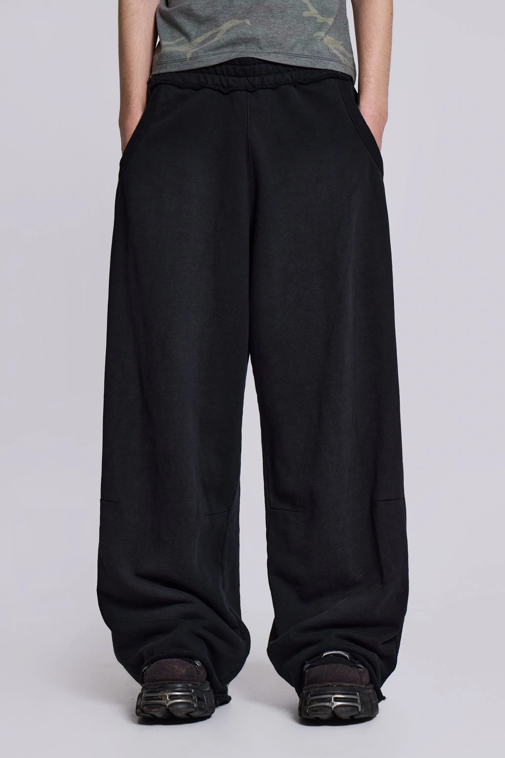 Black Baggy Monster Joggers