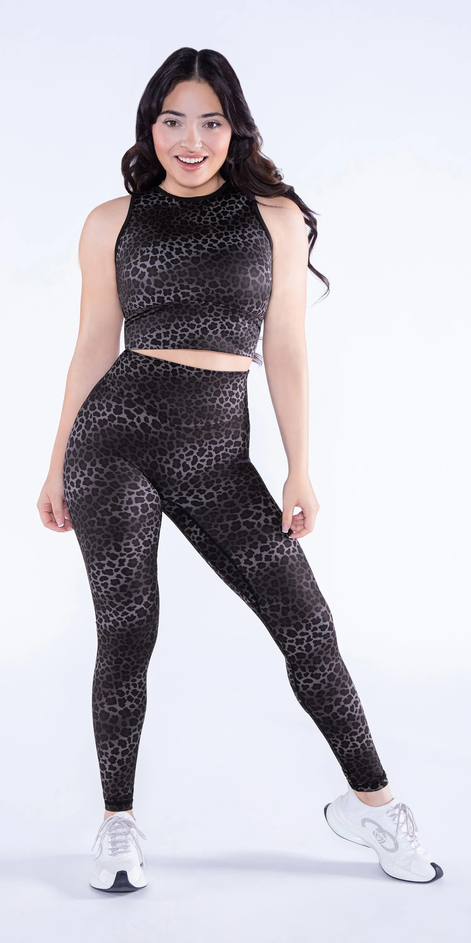 Black Cheetah - Contour Legging [Final Sale]