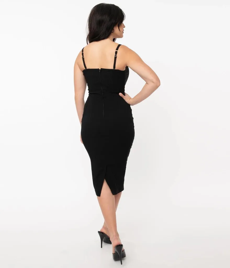 Black Corset Ellison Wiggle Dress