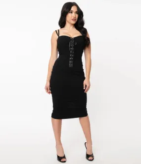 Black Corset Ellison Wiggle Dress