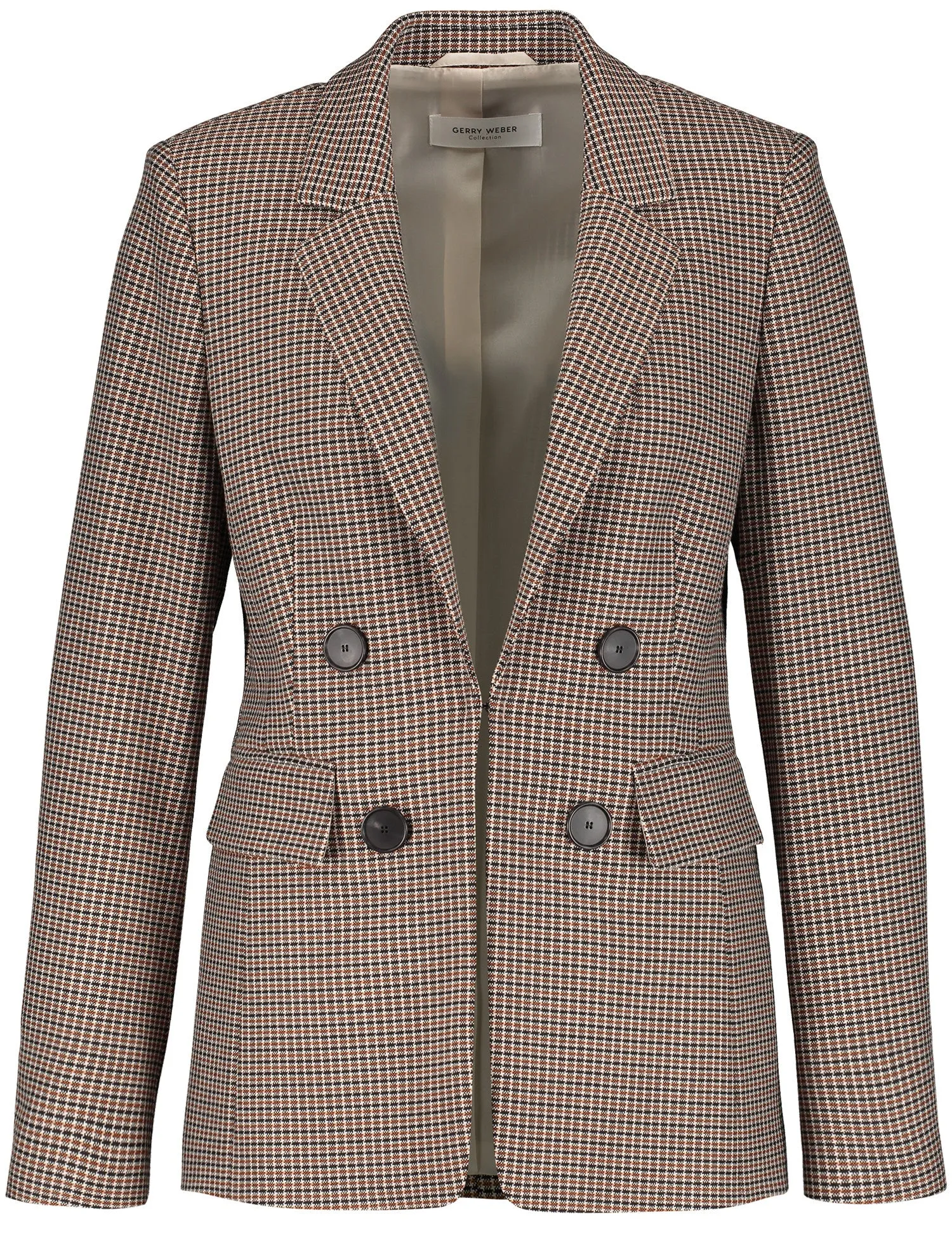 Blazer with Check Pattern