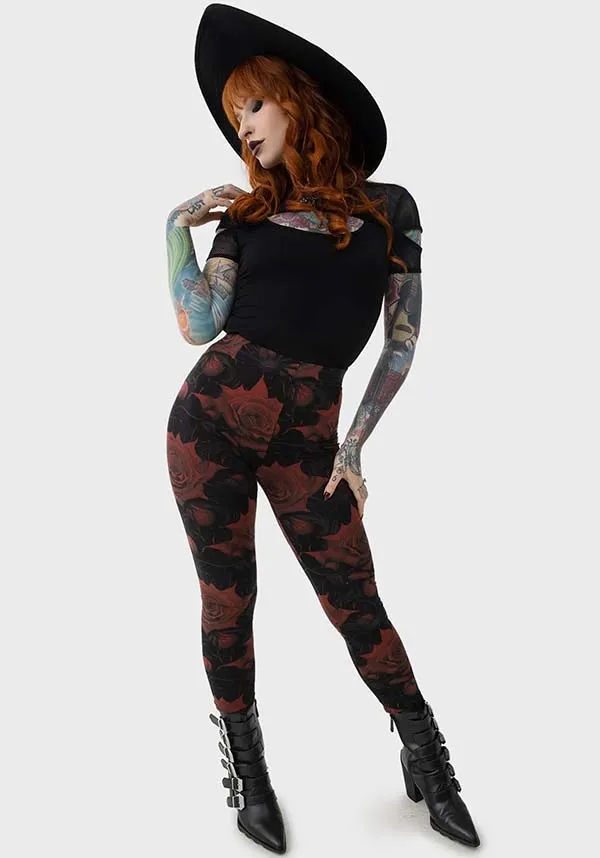 Blood Rose | LEGGINGS