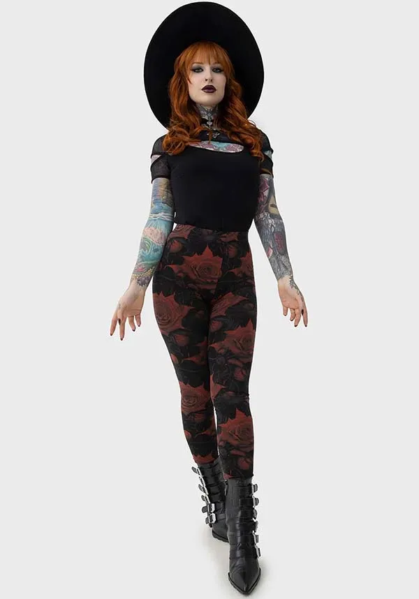 Blood Rose | LEGGINGS