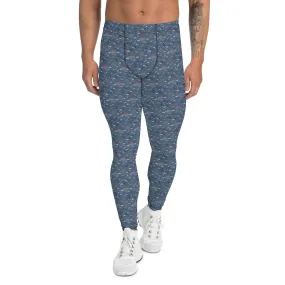 Blue Romantic Earth Men's Leggings