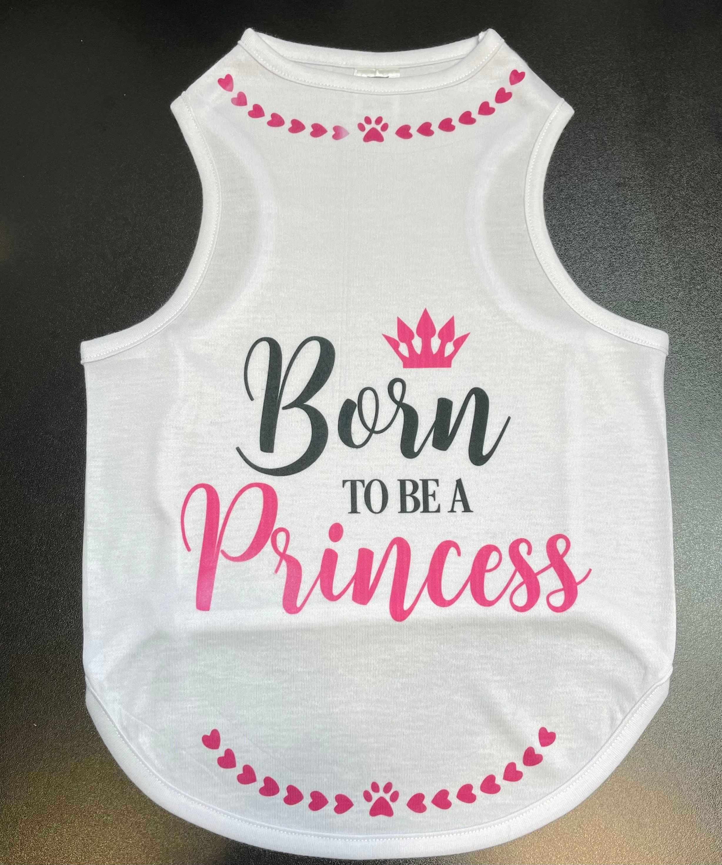 BORN TO BE A PRINCESS Dog T-shirt