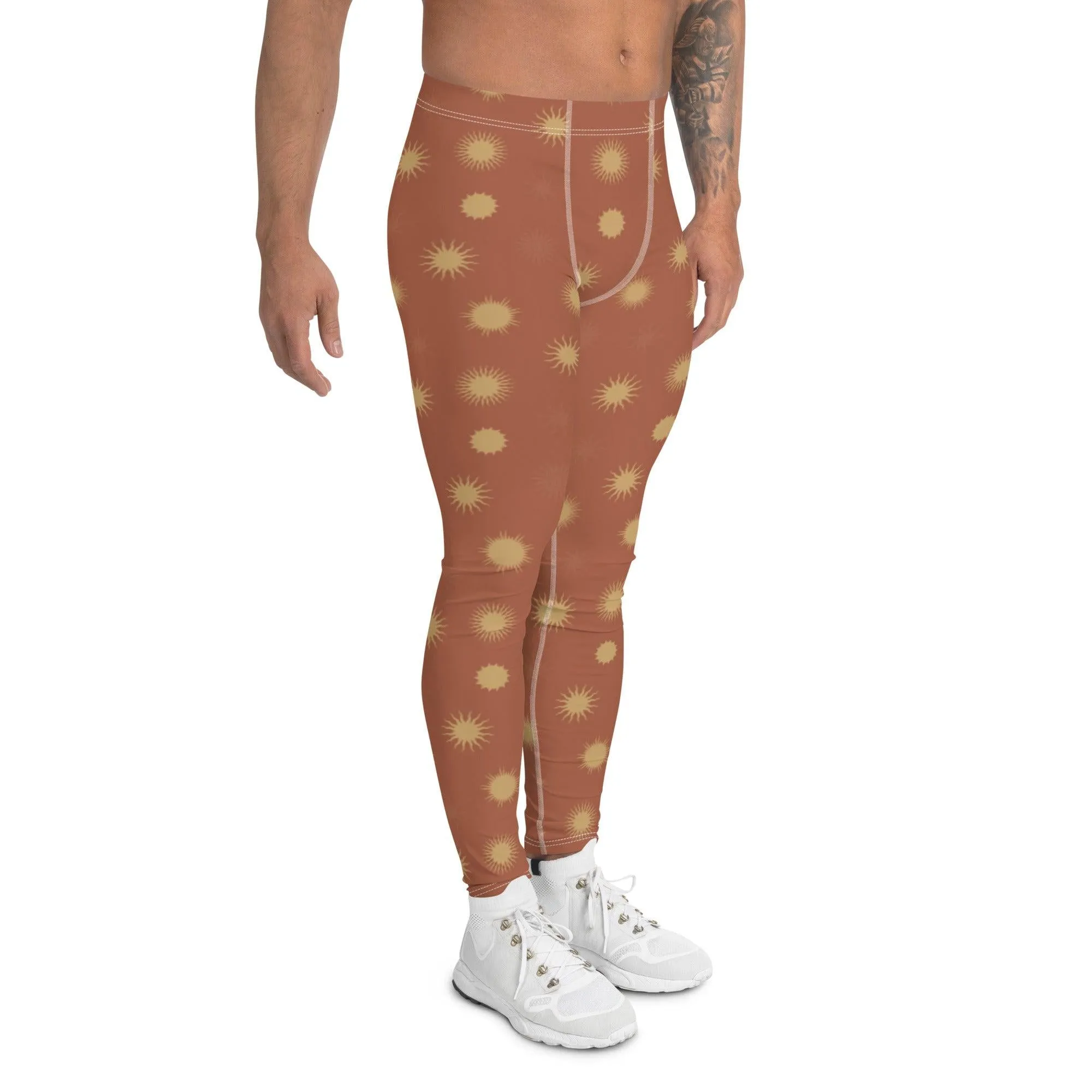 Brown Sun Men's Leggings