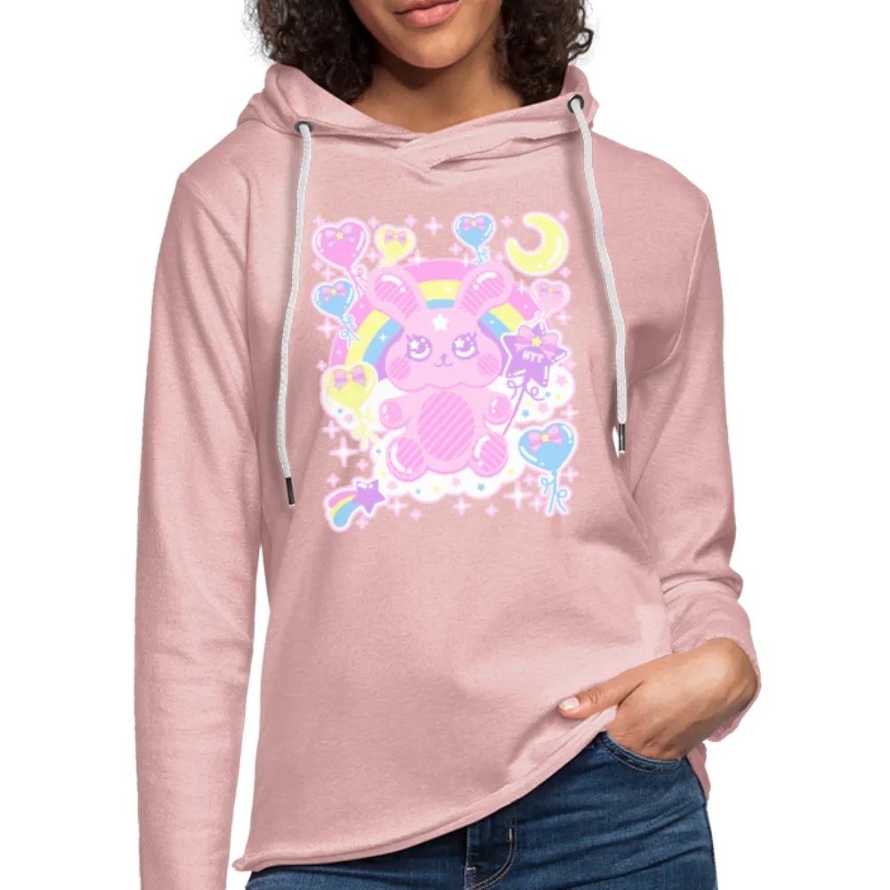 Bubblegum Bunny Unisex Lightweight Terry Hoodie