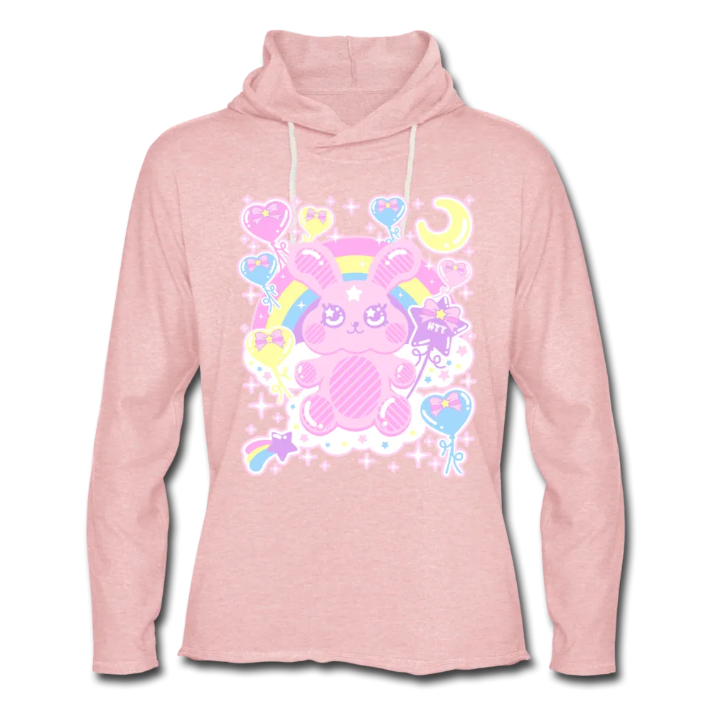 Bubblegum Bunny Unisex Lightweight Terry Hoodie