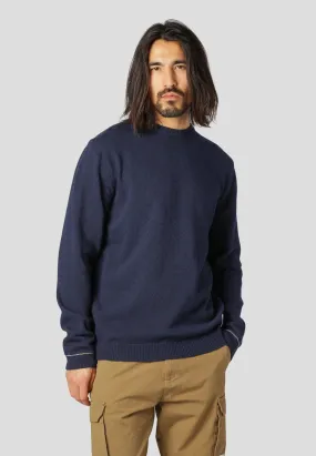 CAMERON KNITTED SWEATER - Navy Mix