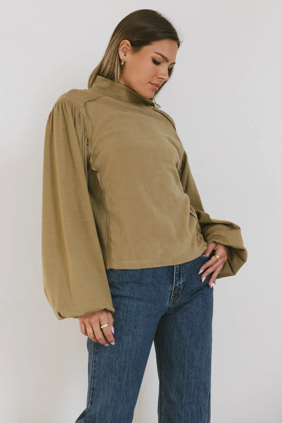 Carsyn Sweater in Khaki