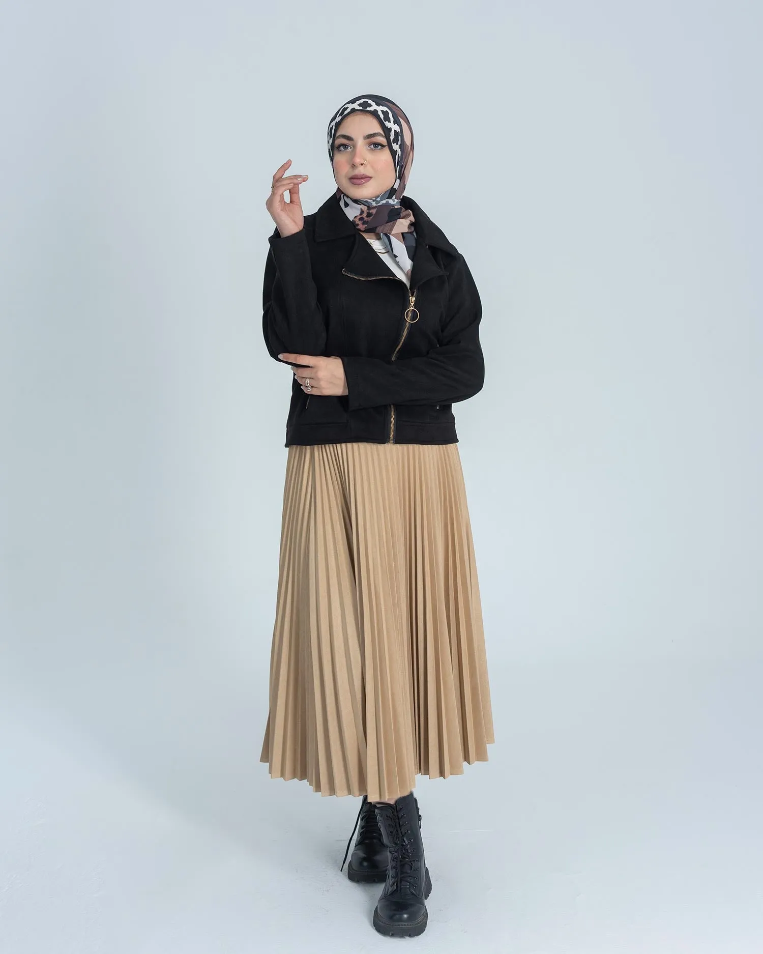 Clouge Blesse Suede Skirt - Allura