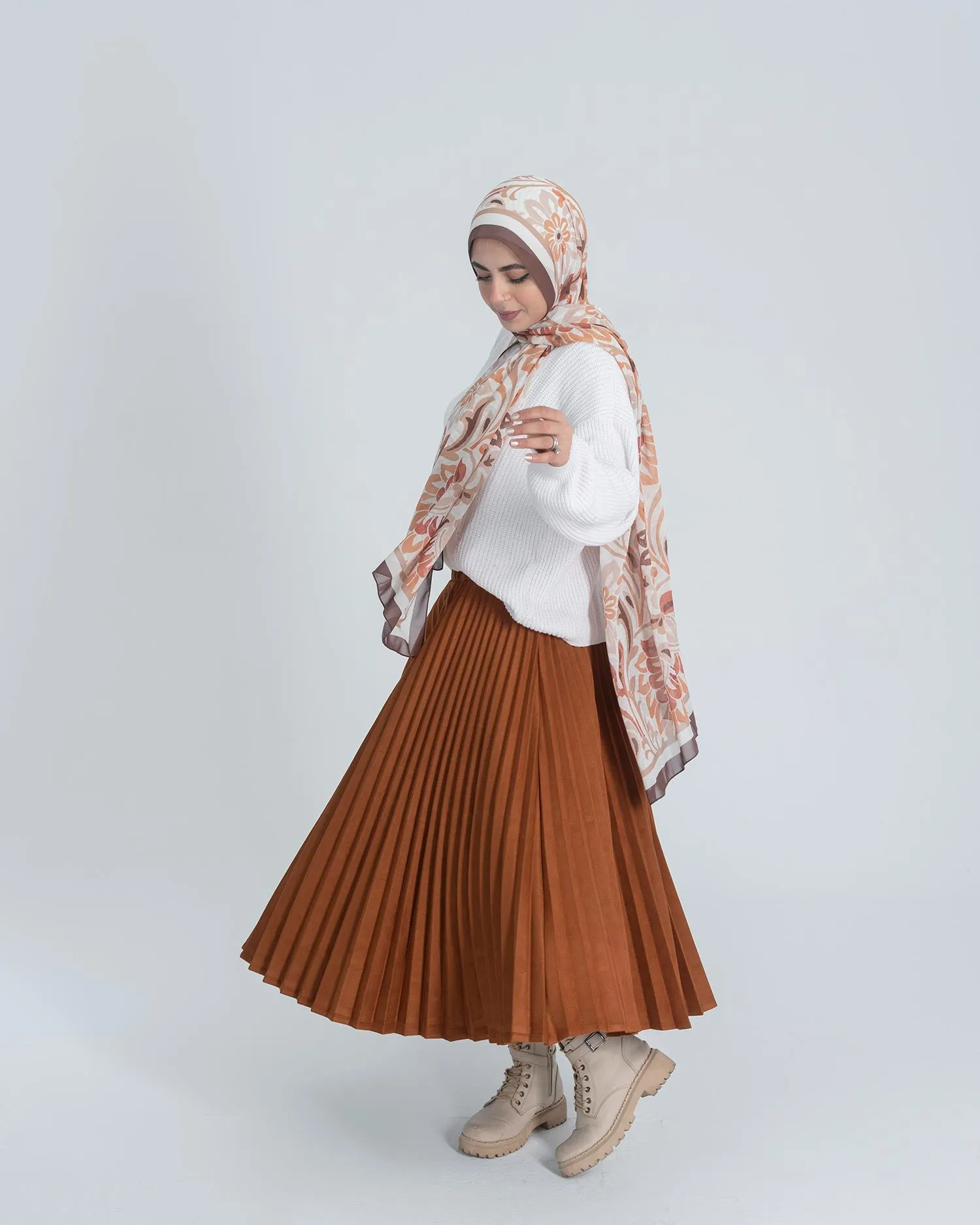 Clouge Blesse Suede Skirt - Allura