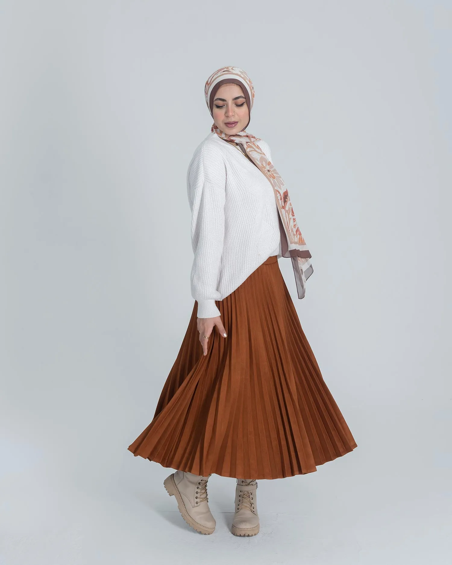 Clouge Blesse Suede Skirt - Allura