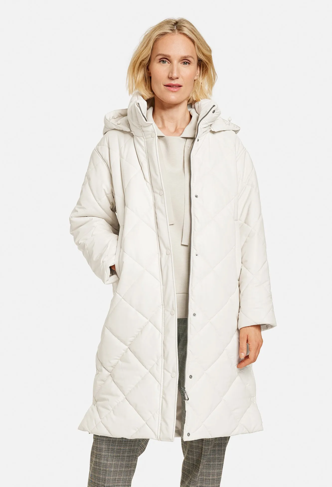 Coated Quilted Coat