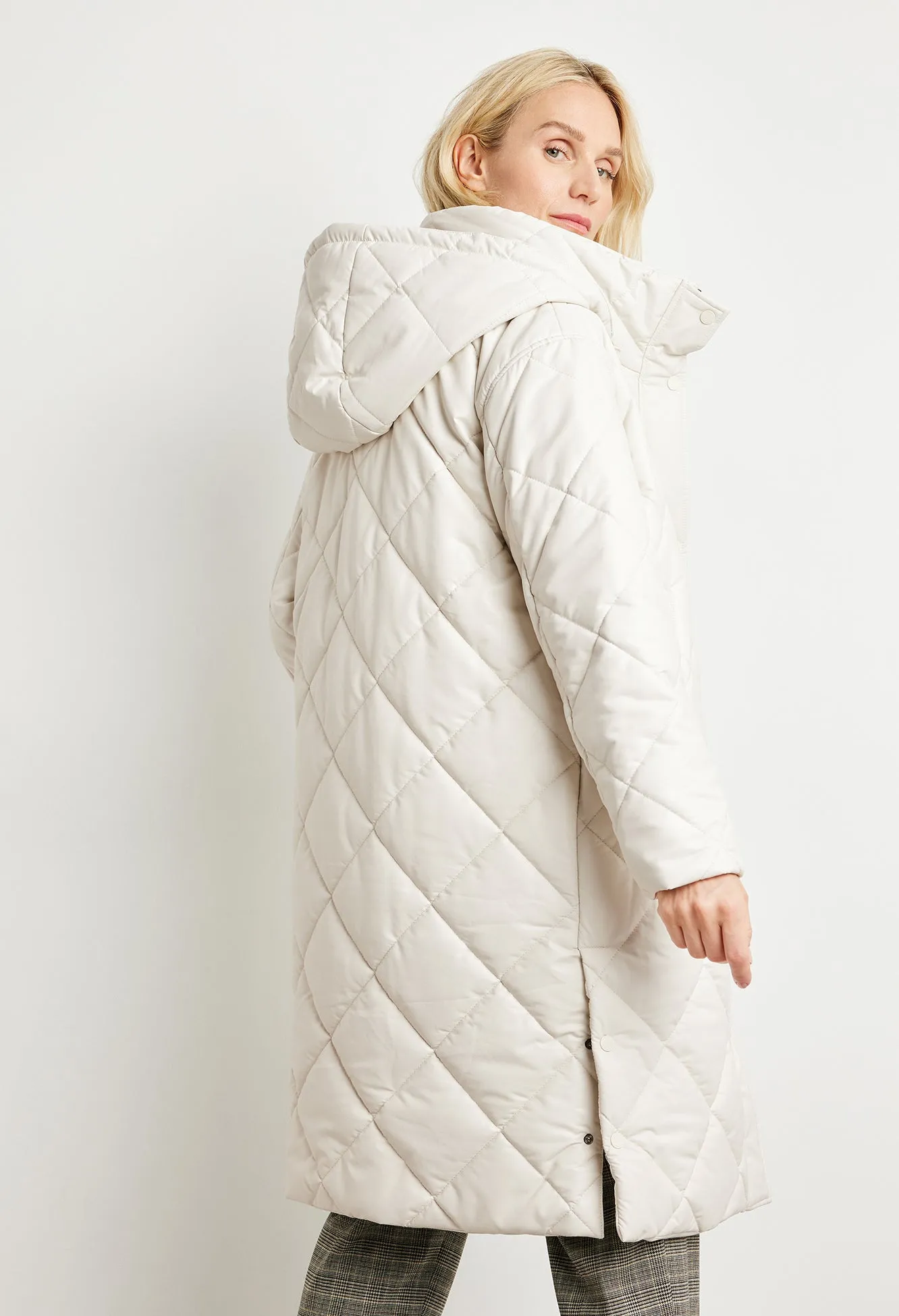 Coated Quilted Coat