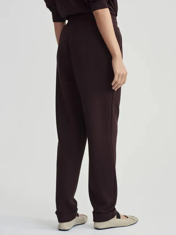 Coffee Bean Rolled Cuff Sweatpants