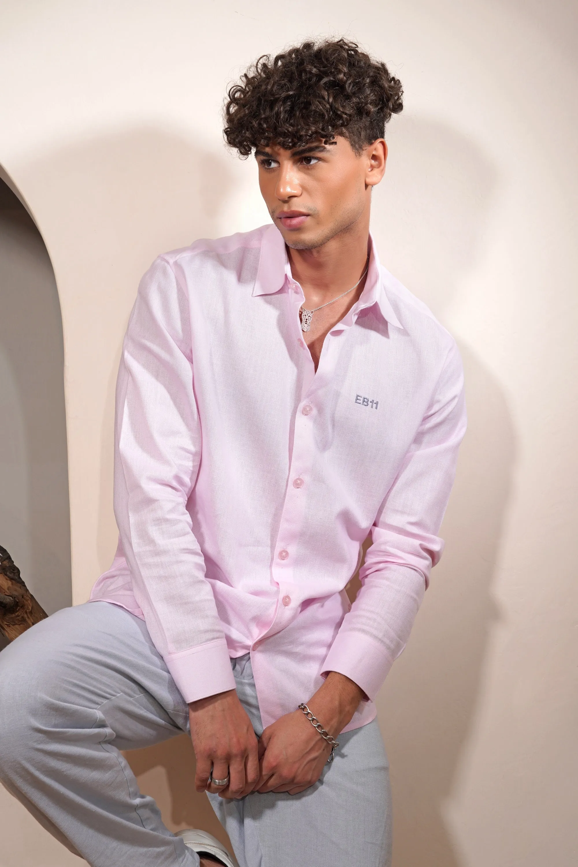 Cotton Candy - Linen Shirt