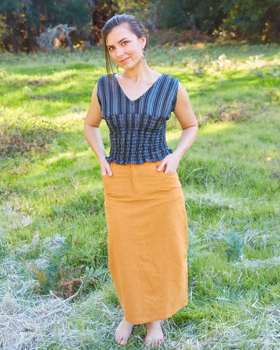 Cotton Pencil Skirt