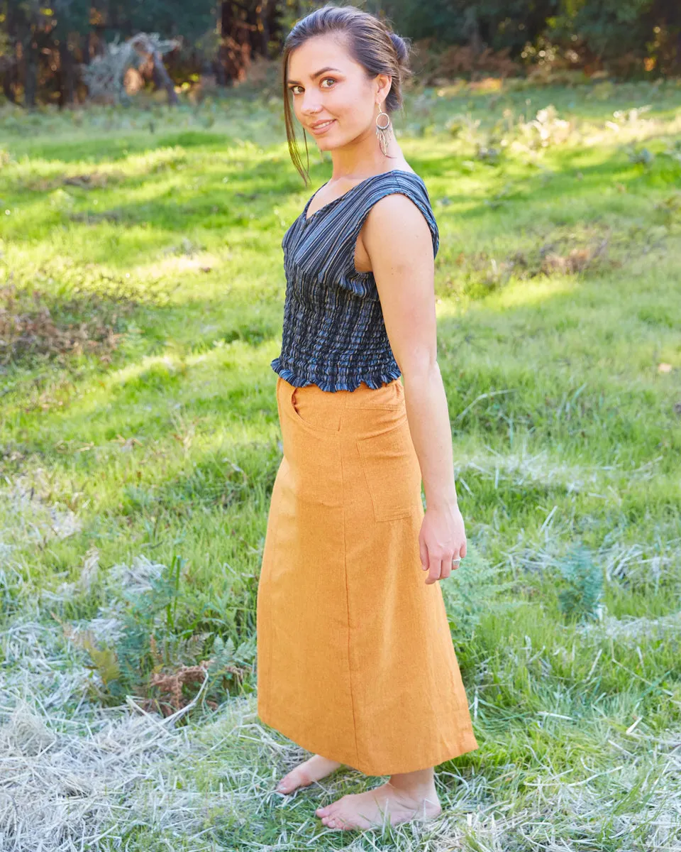 Cotton Pencil Skirt