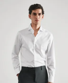 Crisp White Shirt (Slim / Modern Fit)