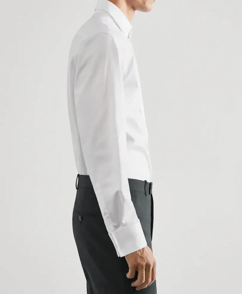 Crisp White Shirt (Slim / Modern Fit)