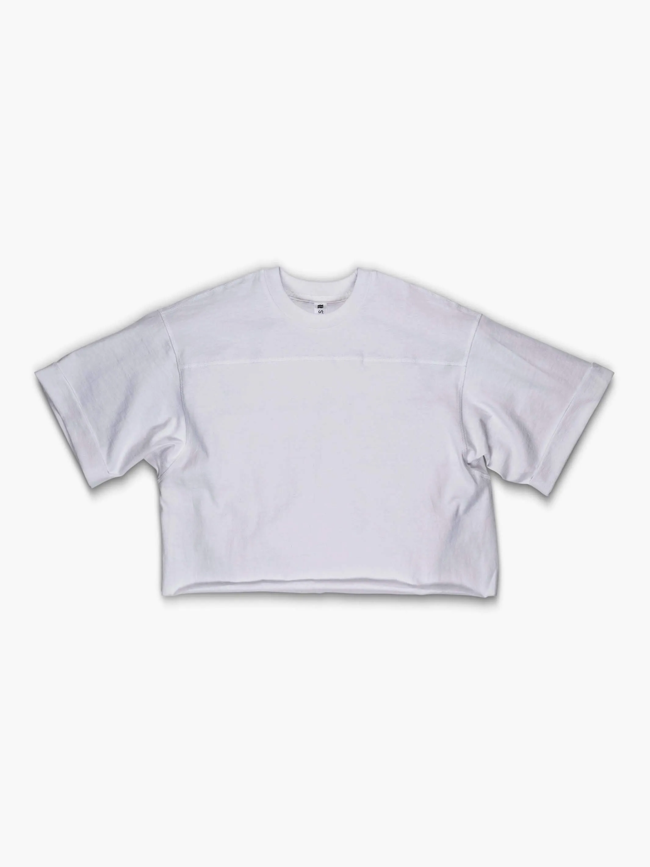 Cropped Football Tee