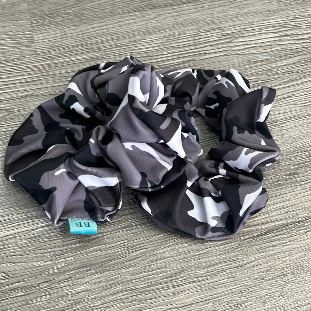 Dark Camo Scrunchie