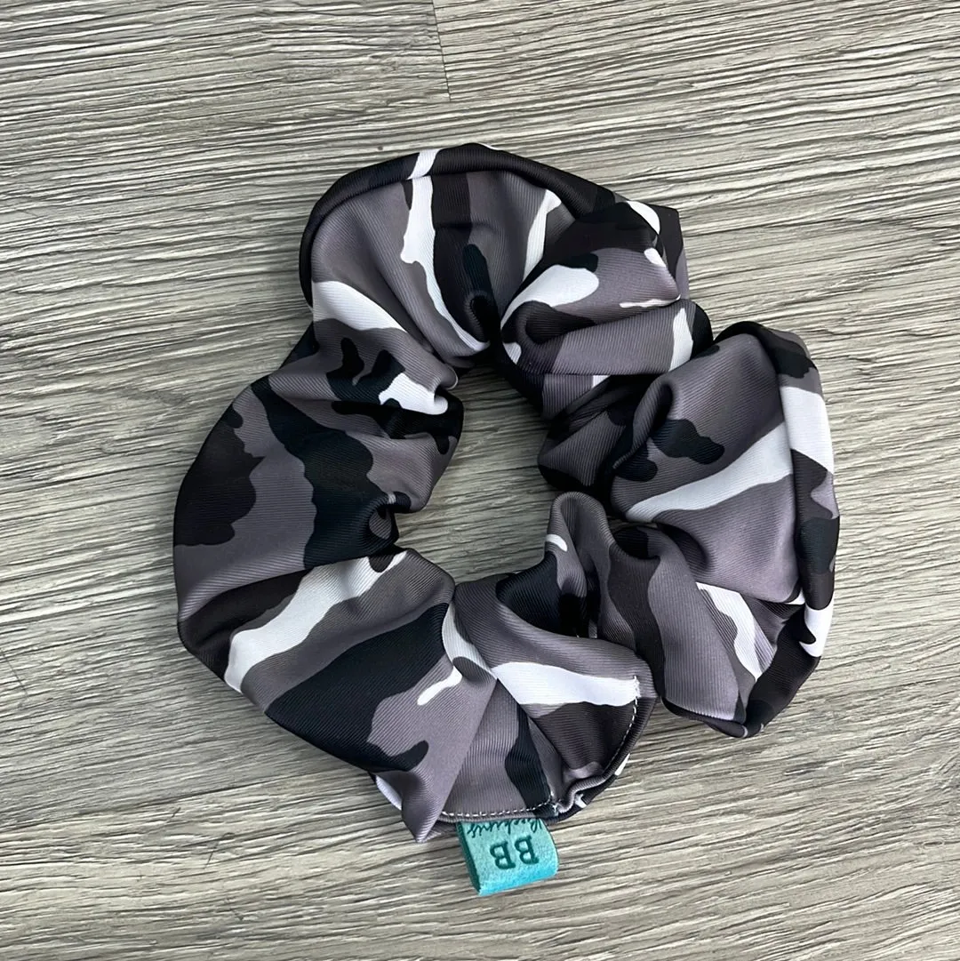 Dark Camo Scrunchie