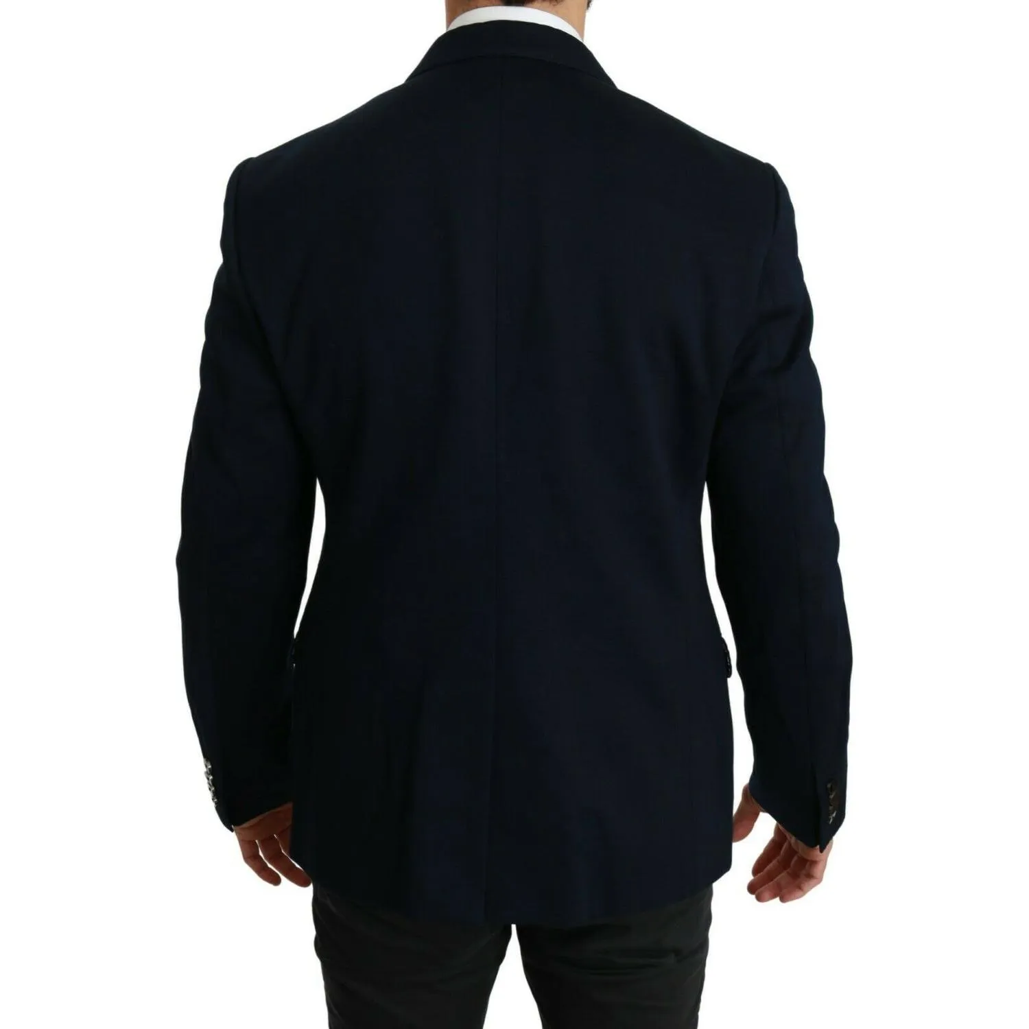 Dolce & Gabbana Elegant Slim Fit Dark Blue Men's Blazer