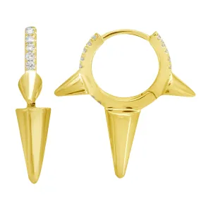 Drop Spike Hoops