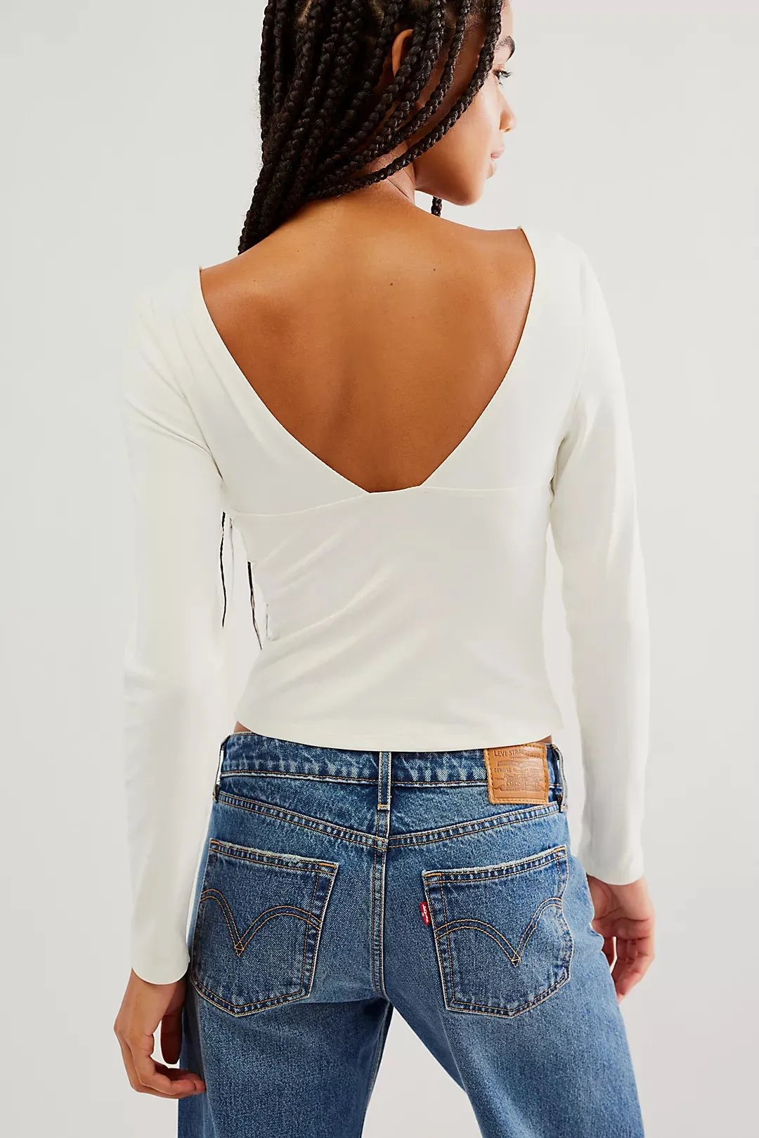 Duo Corset Long Sleeve Ivory