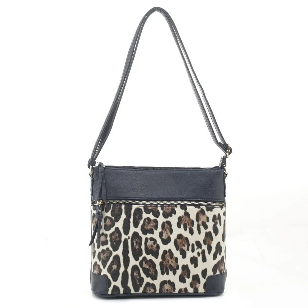 EJ91479 Leopard Crossbody