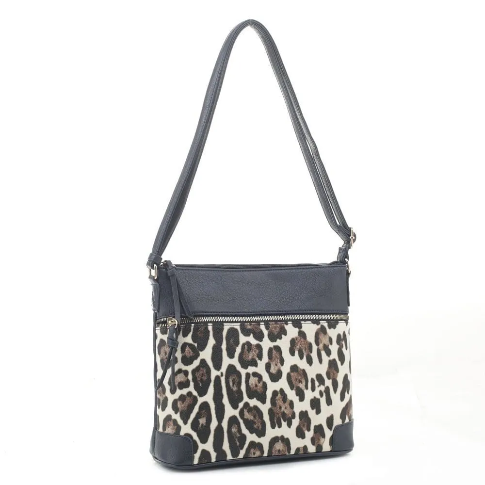 EJ91479 Leopard Crossbody