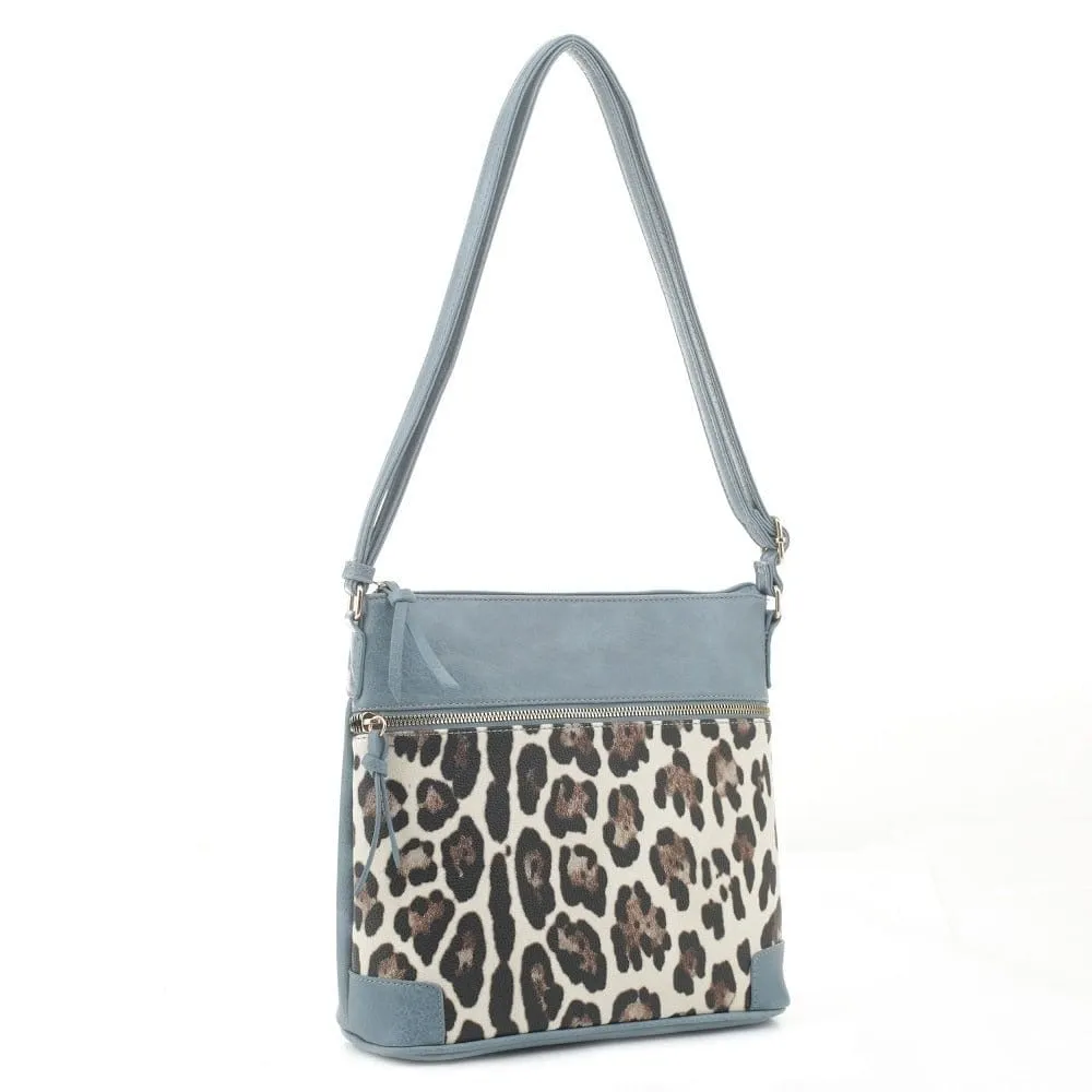 EJ91479 Leopard Crossbody