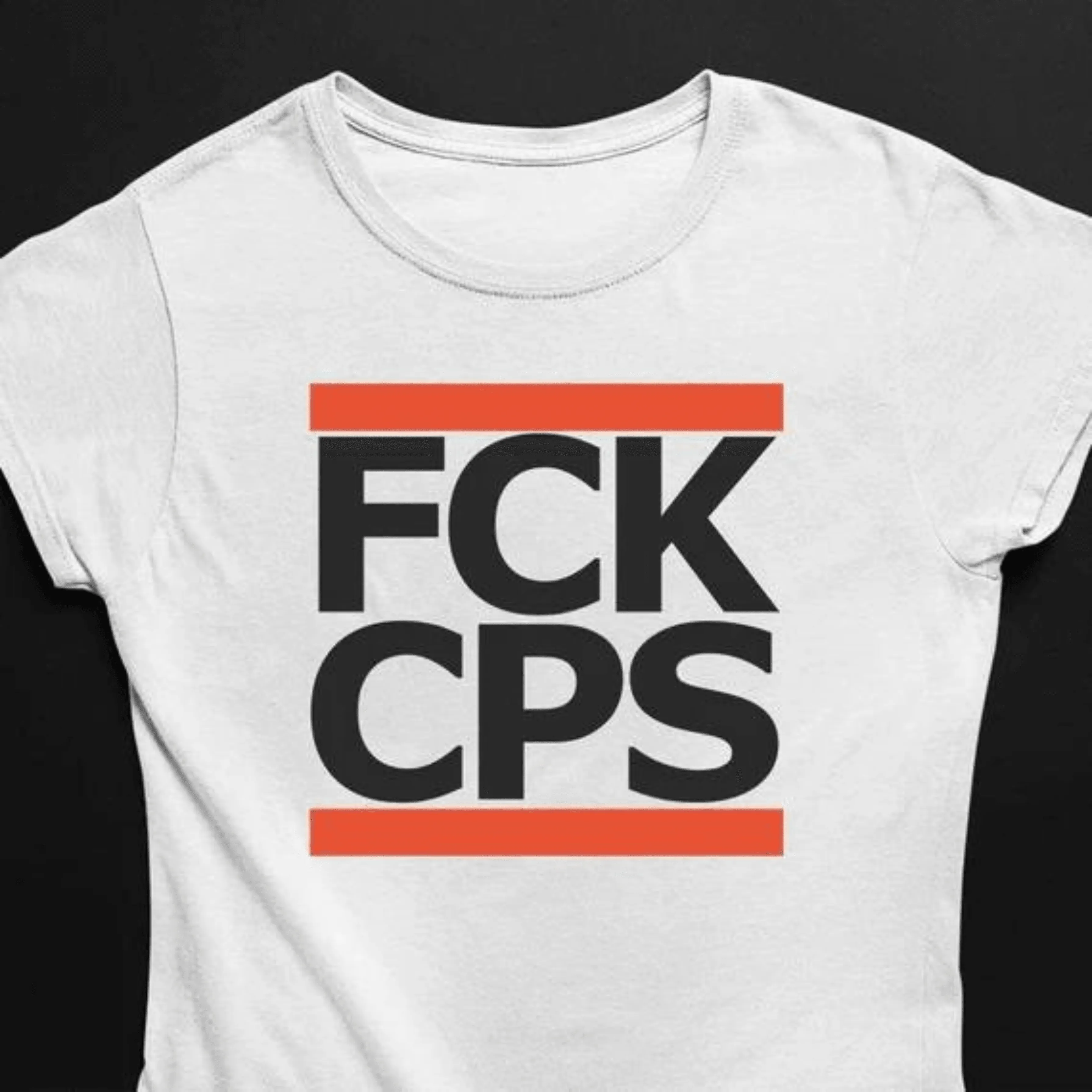 FCK CPS / F*ck Cops T-Shirt (schwarz oder weiß / Frauen)