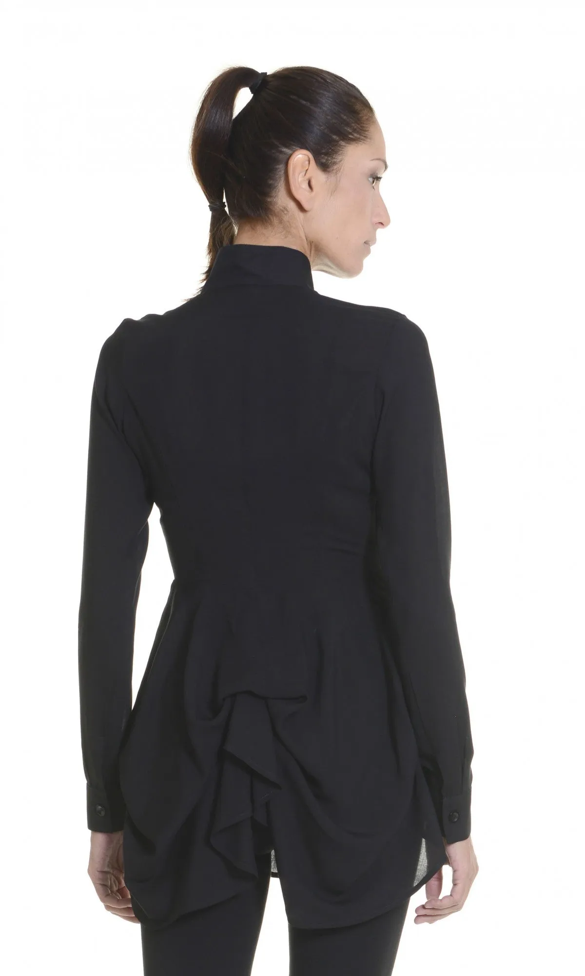 Fitted Peplum Shirt