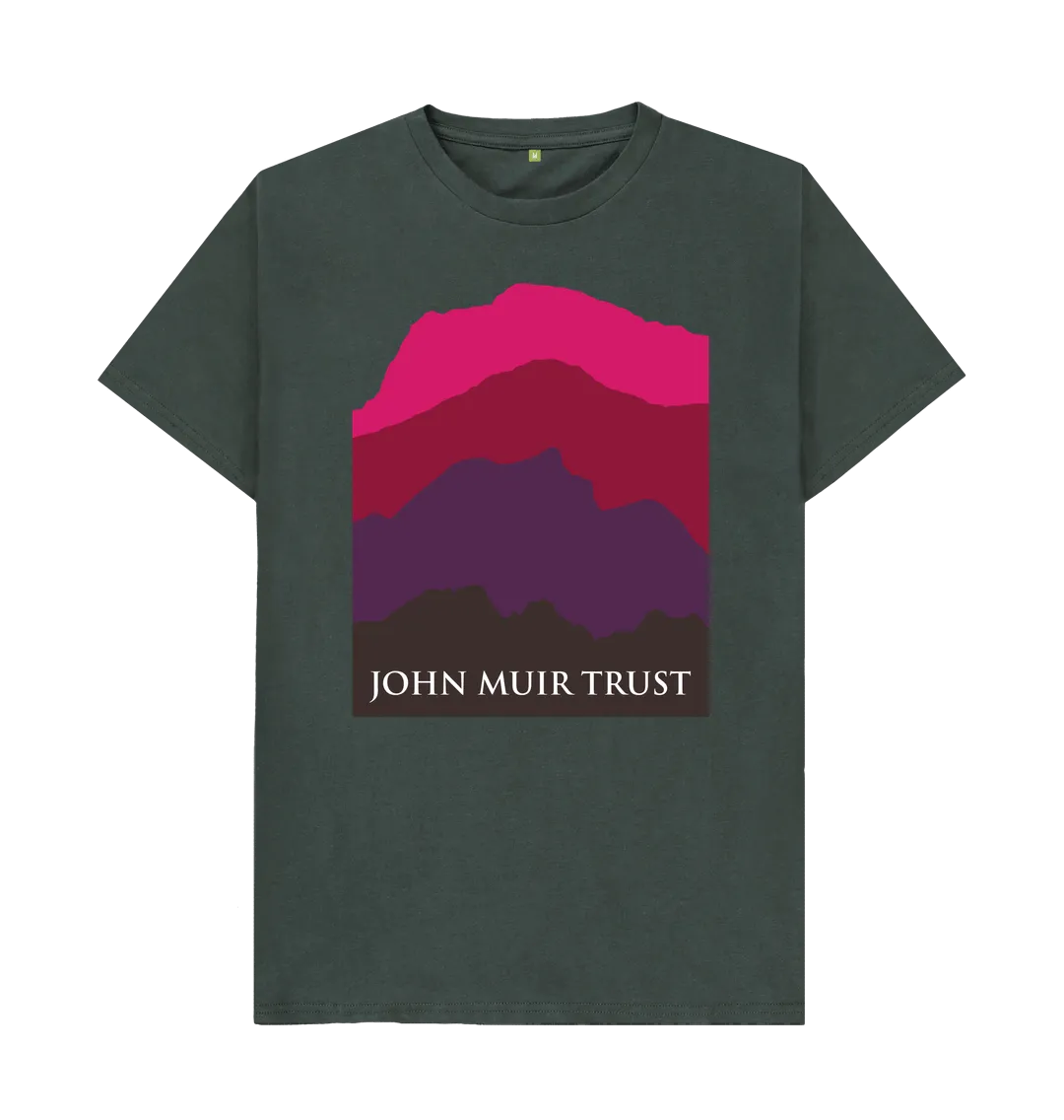 Four Mountains Men's T-shirt - New Red