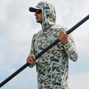 Free Fly Men's Bamboo Lightweight Hoodie in Camo