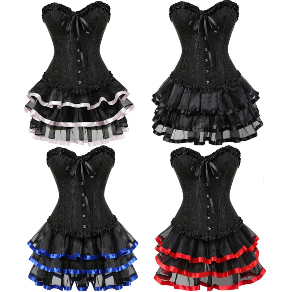 Funki Buys | Dresses | Women's Pretty Tutu Bustier Corset Sets