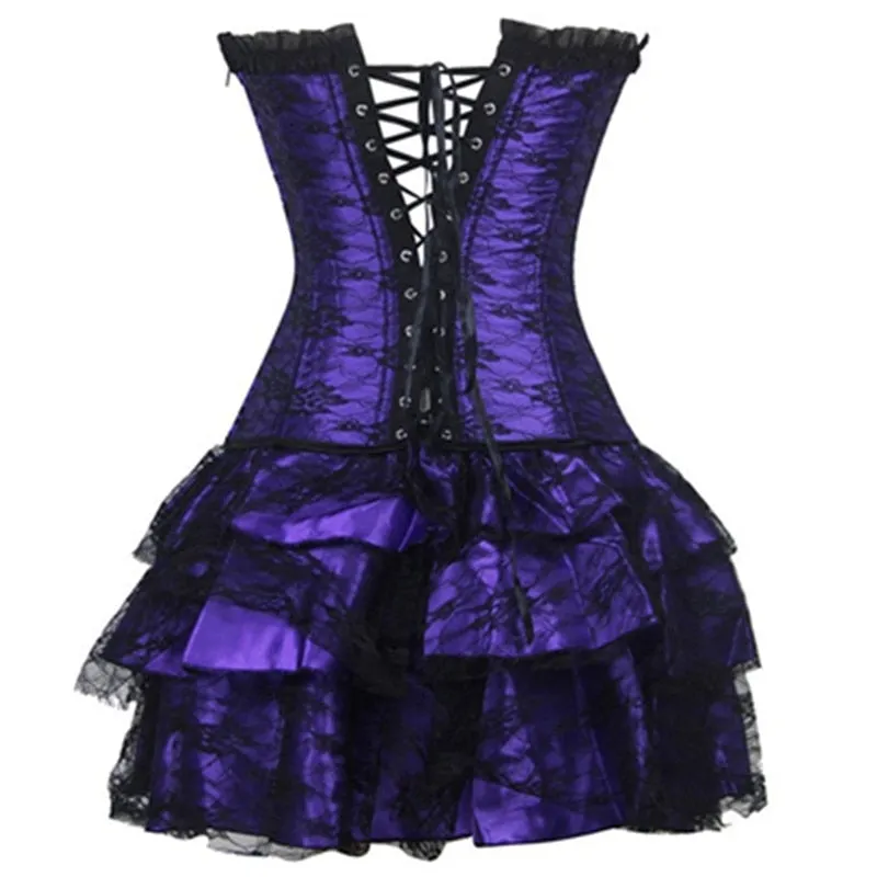 Funki Buys | Dresses | Women's Sweet Bustier Corset Dress Set